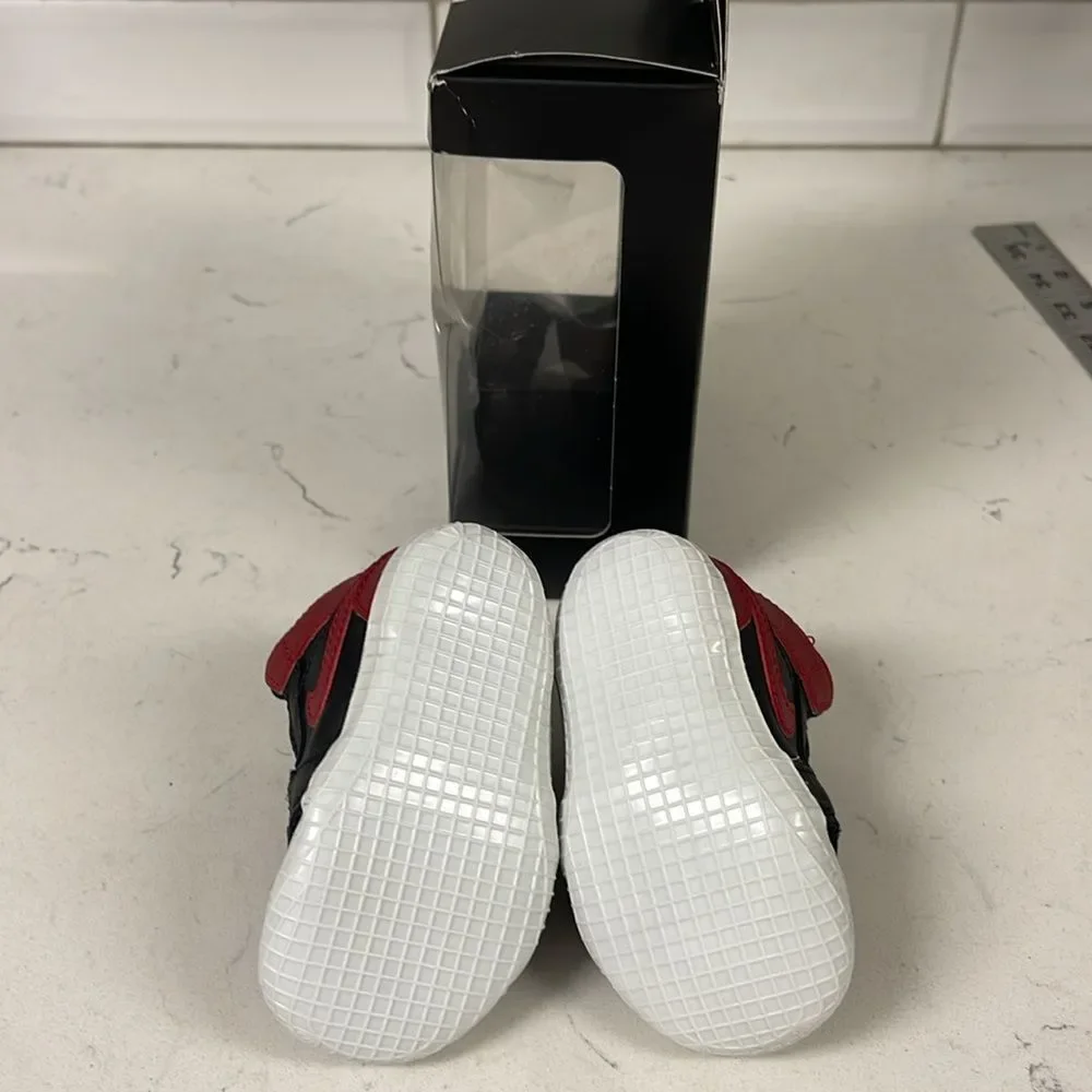 2019 Air Jordan 1 Crib Bootie 'Banned' Size 3C AT3745-023 Red & Black